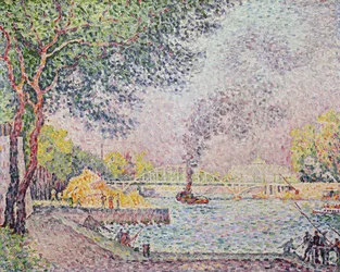 Die Debilly-Fußgängerbrücke, ca. 1926